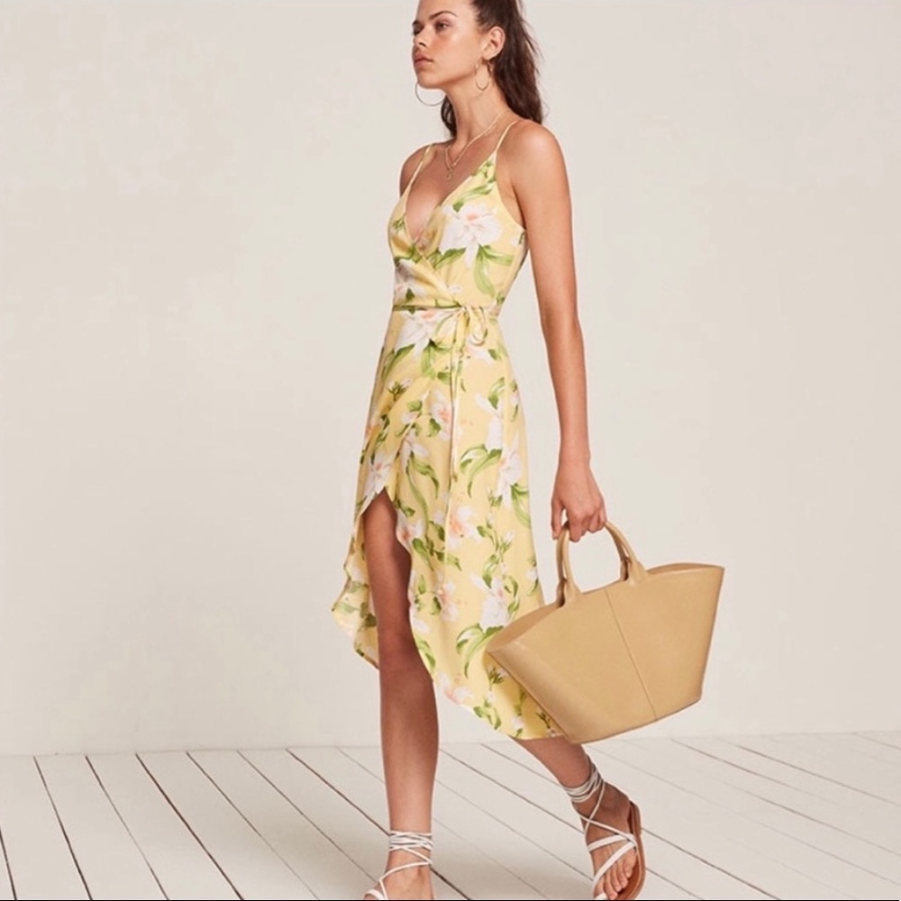 Reformation Anouk Wrap Dress